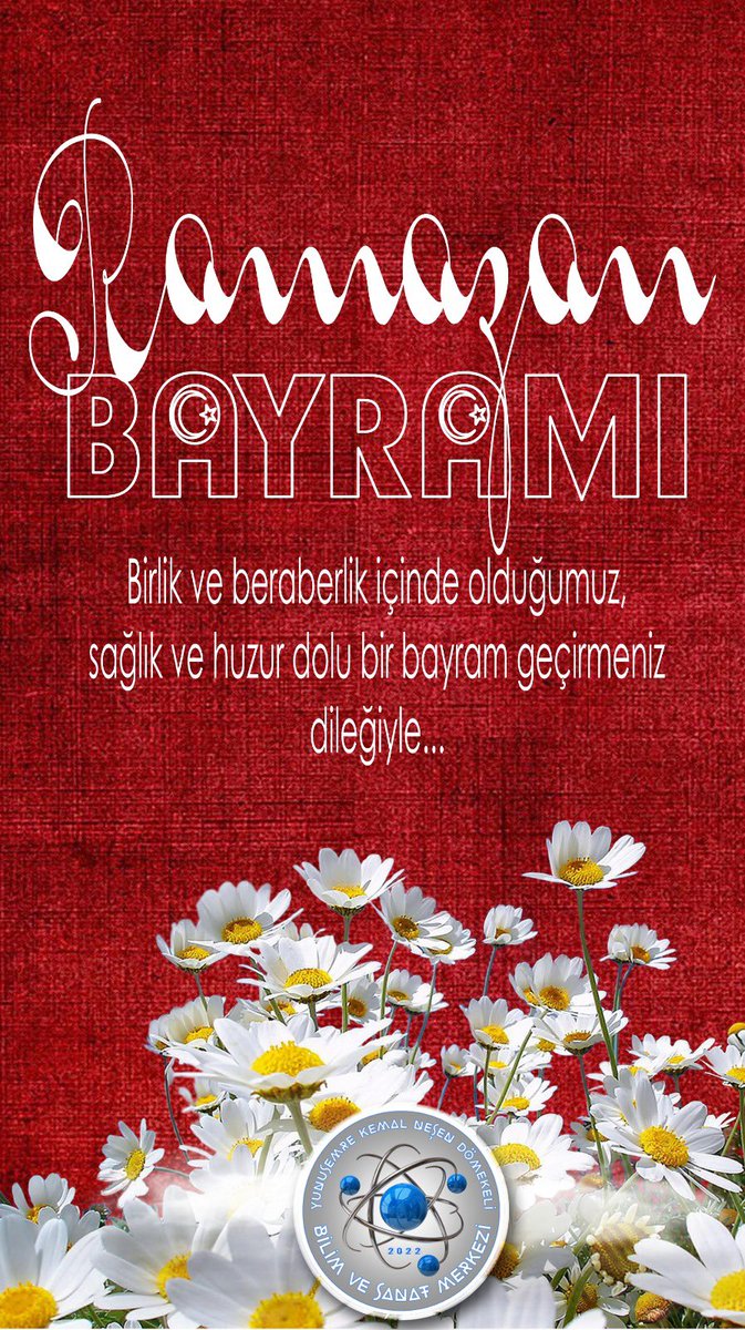 Birlik ve beraberlik içinde olduğumuz, sağlık ve huzur dolu bir bayram geçirmeniz dileğiyle...🇹🇷

#RamazanBayramımız Mübarek Olsun…