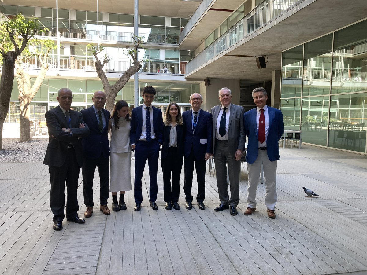 Manuel Pera (@manuelpera11) on Twitter photo Pelayo Aguilera, president of <a href="/AQGimbernat/">Gimbernat Surgical Society</a> presenting the students surgical society achievements to Moynihan Chirurgical Club members.
Promoting #surgery and professional values. <a href="/UPFbiomed/">UPF Medicine and Life Sciences</a> <a href="/hospitaldelmar/">Hospital del Mar</a> <a href="/RCSEd/">The Royal College of Surgeons of Edinburgh</a> <a href="/RCSnews/">The Royal College of Surgeons of England</a> <a href="/aecirujanos/">aecirujanos</a> <a href="/SCatCir/">Societat Catalana de Cirurgia</a> Pelayo Aguilera, president of <a href="/AQGimbernat/">Gimbernat Surgical Society</a> presenting the students surgical society achievements to Moynihan Chirurgical Club members.
Promoting #surgery and professional values. <a href="/UPFbiomed/">UPF Medicine and Life Sciences</a> <a href="/hospitaldelmar/">Hospital del Mar</a> <a href="/RCSEd/">The Royal College of Surgeons of Edinburgh</a> <a href="/RCSnews/">The Royal College of Surgeons of England</a> <a href="/aecirujanos/">aecirujanos</a> <a href="/SCatCir/">Societat Catalana de Cirurgia</a>
