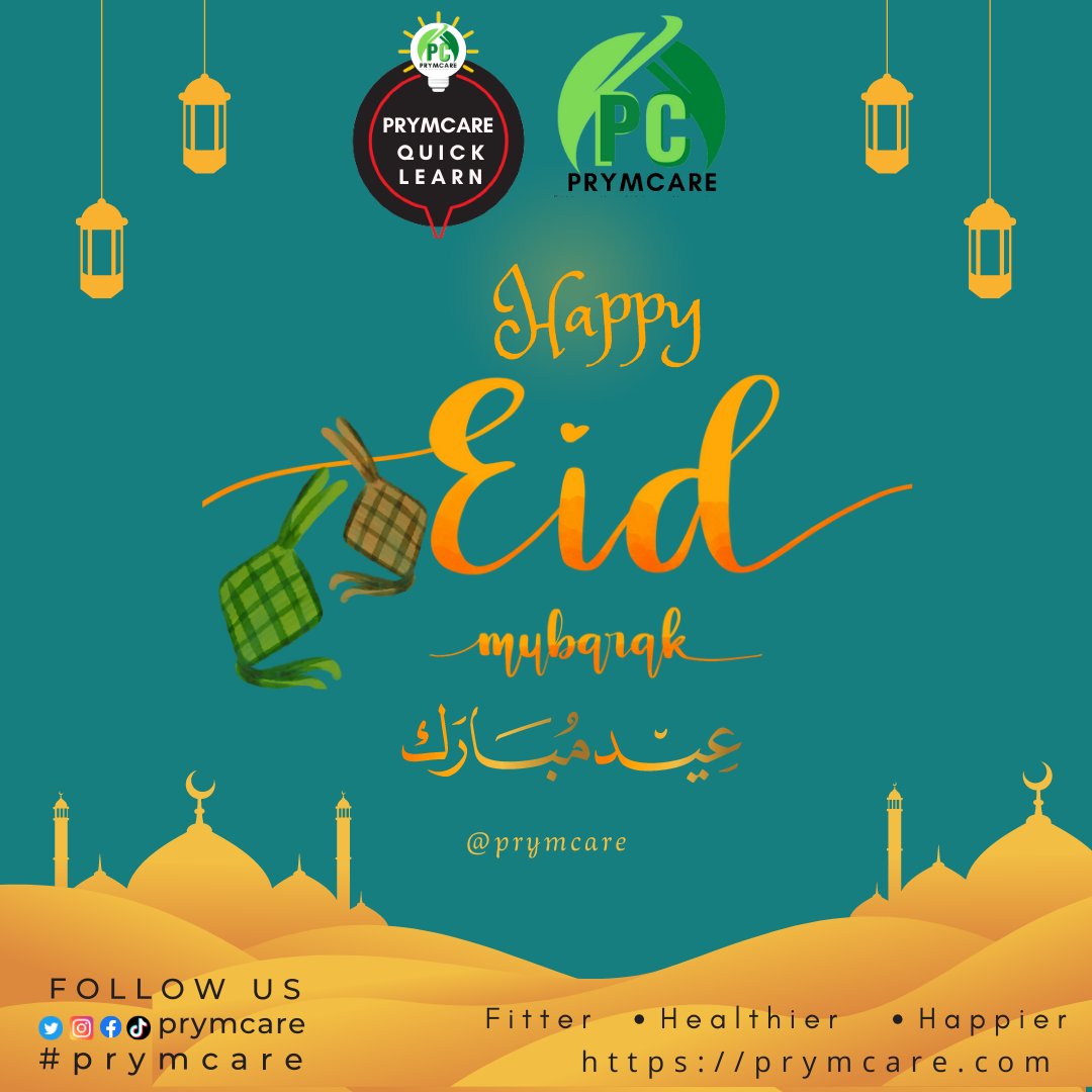 prymcare's tweet photo. PRYMCARE HEALTH WISHES ALL MUSLIMS  A HAPPY EID MUBARAK

Fitter ⚪️ Healthier ⚪️Happier

#prymcare #prymcaretips #prymcarequicklearn #prymcarehealthtips #healthy #healthyfood #healthylifestyle #healthychoices #HealthyEating #healthyliving #healthylife #HealthTips https://t.co/vPzF5bBMOF