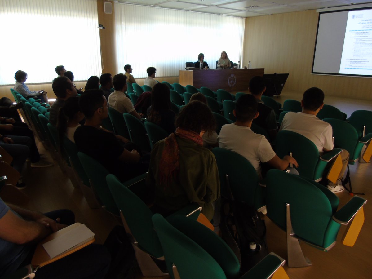 CatedraAguas's tweet photo. #JornadaCataguas
👉“Las sinergias profesionales entre  @GlobalOmnium y la @UPV se materializan en las actividades de la @CatedraAguas  que permiten obtener resultados muy positivos en el ámbito de la investigación y transferencia de resultados". https://t.co/CVr6LrtYBT