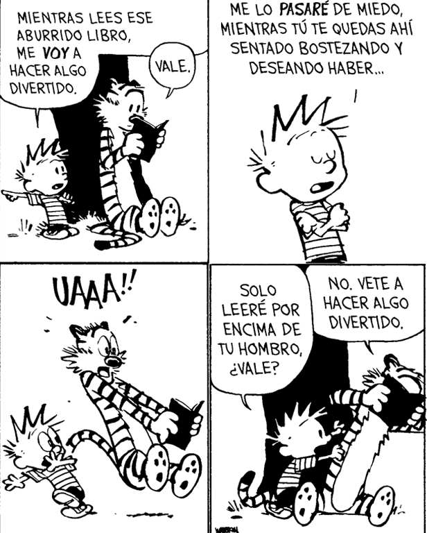 Astiberri's tweet photo. Feliz #DíaDelLibro 💙📚

Calvin &amp; Hobbes: un mundo mágico, de Bill Waterson. https://t.co/y5ALIKutHK