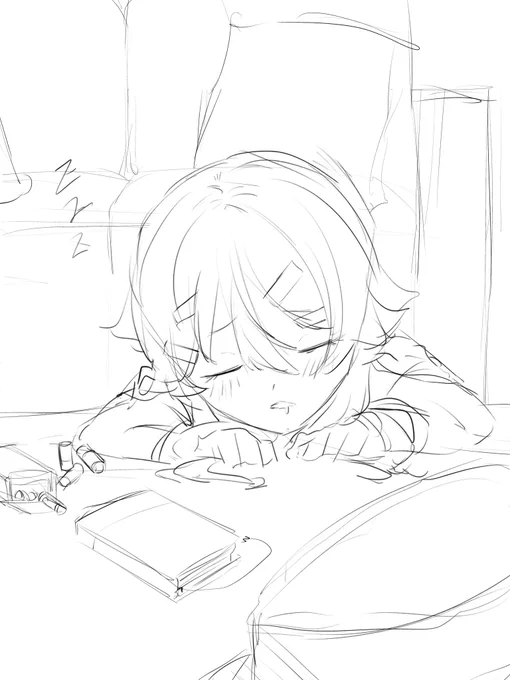 ラフ😴 
