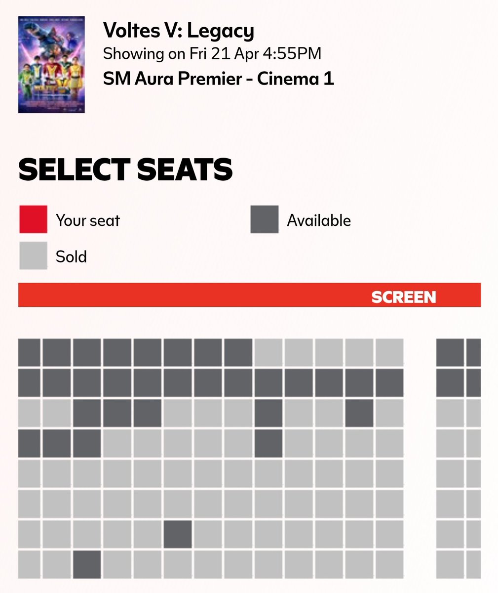 shadowdusk023's tweet photo. Almost sold out na sa mga cinemas. 😮😮😮
#VoltesV 
#VoltesVLegacy
#V5LegacyTheCinematicExperience #VoltesVLegacyAtSMCinema https://t.co/uHKHWx1KTN