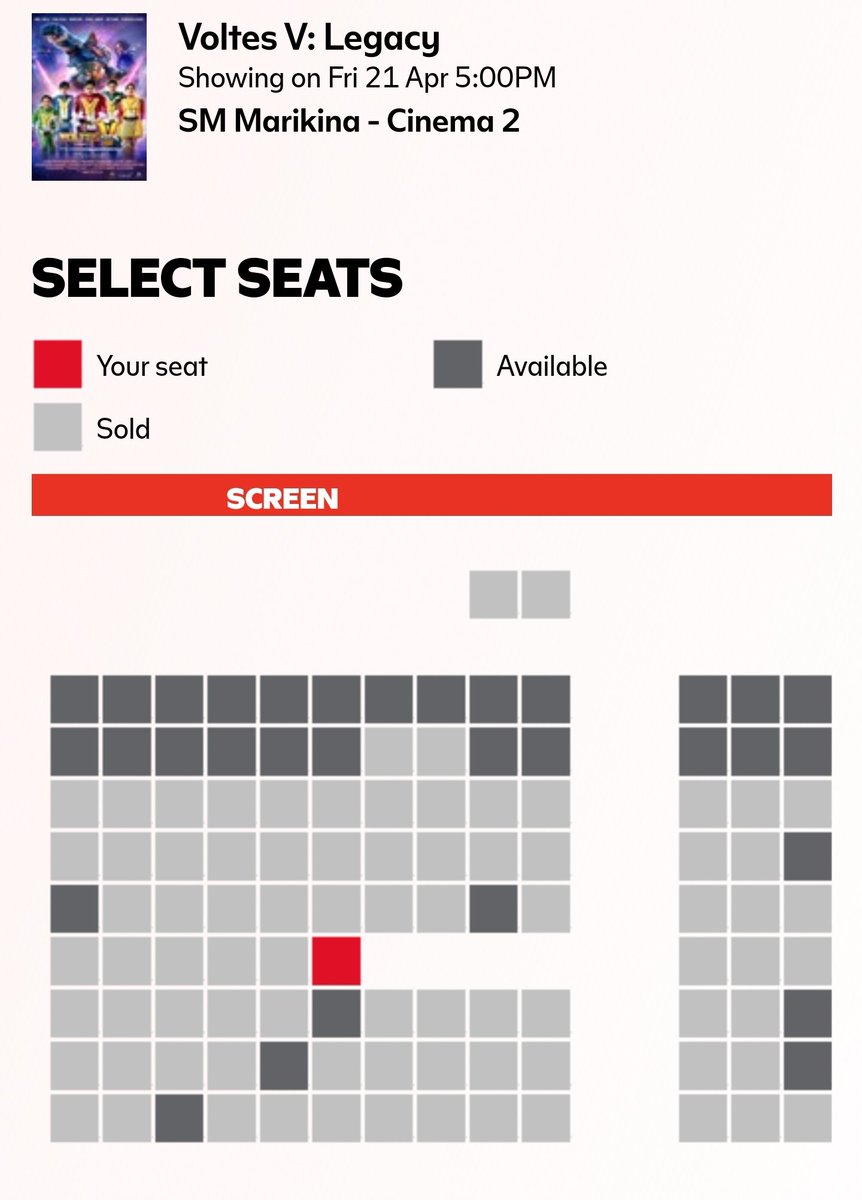 shadowdusk023's tweet photo. Almost sold out na sa mga cinemas. 😮😮😮
#VoltesV 
#VoltesVLegacy
#V5LegacyTheCinematicExperience #VoltesVLegacyAtSMCinema https://t.co/uHKHWx1KTN