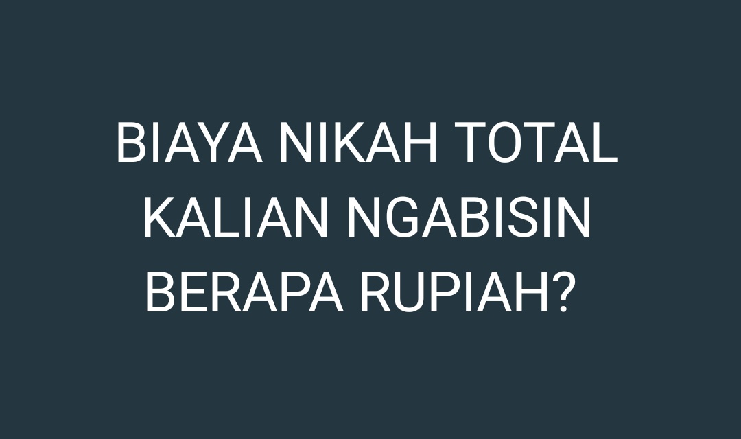 EUY aku kepo, soalnya terakhir bukber sama temen ngomongin nikah 😭