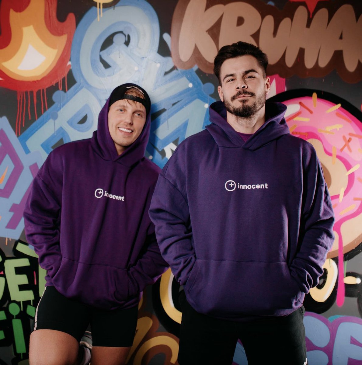 innocentstore's tweet photo. Brand INNOCENT sú ľudia 💜 buď súčasťou našej family 🫶🏼 na našom webe nájdeš už aj náš prvý merch vo farbe Violet 😎 #innocentfamily https://t.co/WWTqrrRrCL