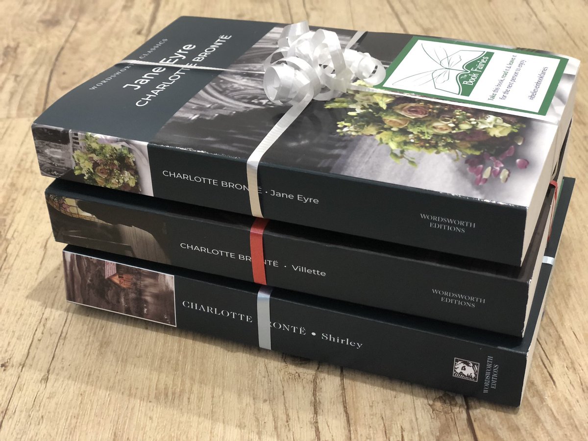 All prepped to share around Abergavenny today. Happy Birthday, Charlotte Brontë.

<a href="/wordsworthed/">Wordsworth Editions</a> <a href="/the_bookfairies/">The Book Fairies</a>

#ibelieveinbookfairies #TBFCharlotteBronte #TBFWordsworth #WordsworthEditions #CharlotteBronte #TheBronteSisters #JaneEyre #Villette #Shirley #Abergavenny