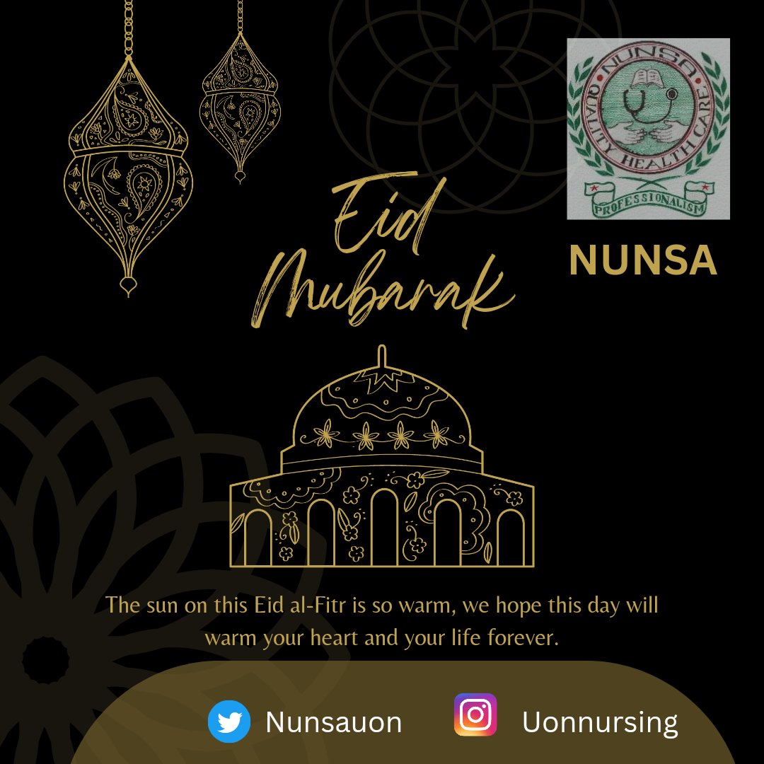 Eid Mubarak to all of our muslim colleagues. May your day be full of joy and God's blessings. <a href="/sdsnudsa/">NUDSA</a>
<a href="/amsunuonbi/">AMSUN</a> <a href="/nupsauonbi/">UoN Pharmacy Students Association</a> <a href="/UNSA_UON/">University of Nairobi Students Association</a>
#Eid2023 #EidAlFitr2023 #EidUlFitr