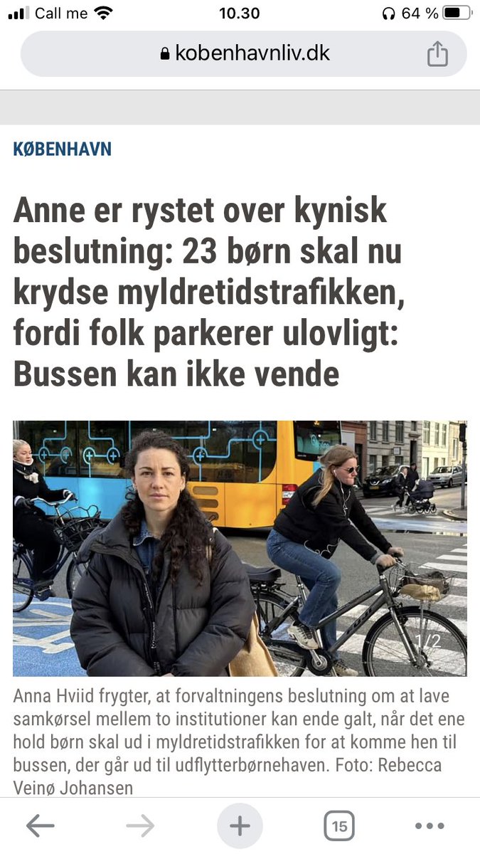 Det er svært at rekruttere og fastholde pædagoger på Nørrebro. Alligevel vælger <a href="/koebenhavner/">Københavns Kommune</a> at lægge yderligere pres på pædagogerne ved at sende dem over Nørrebrogade i myldretiden med 7 børn pr. voksen. 
Det må kunne løses bedre!  #kompol  kobenhavnliv.dk/kobenhavn/anne…