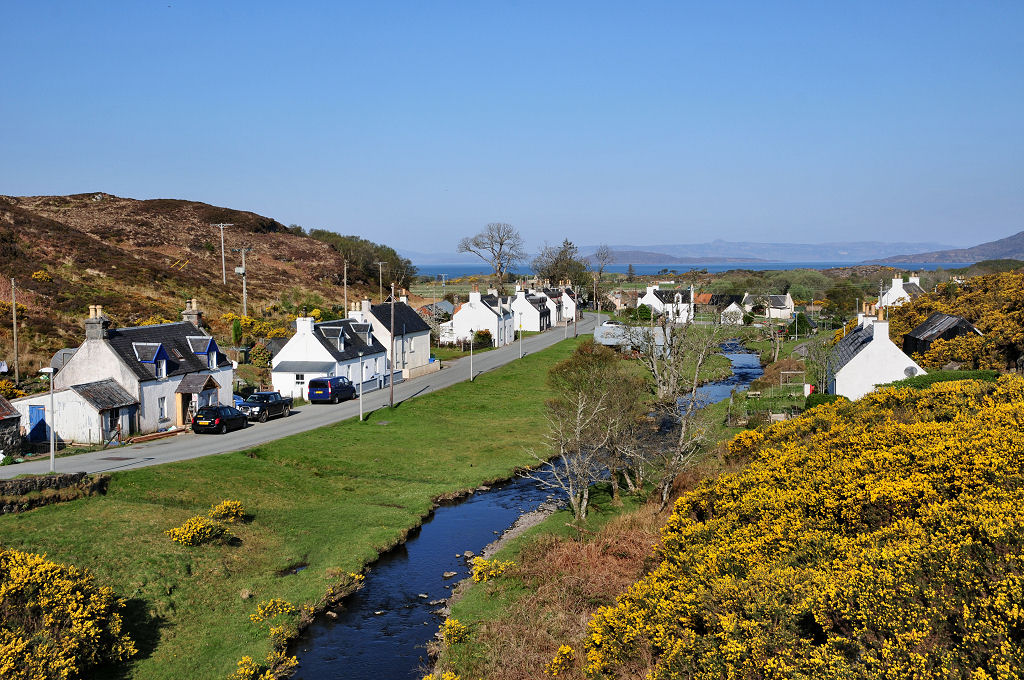 The amazingly well-preserved crofting township of Duirinish, on the road to Plockton a few miles north-east of Kyle of Lochalsh.
#Scotland