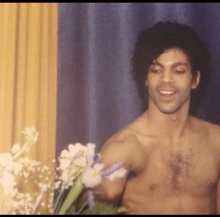 Another year..... without you. You are between the flowers near of God #Prince #21stApril #Purplefamily