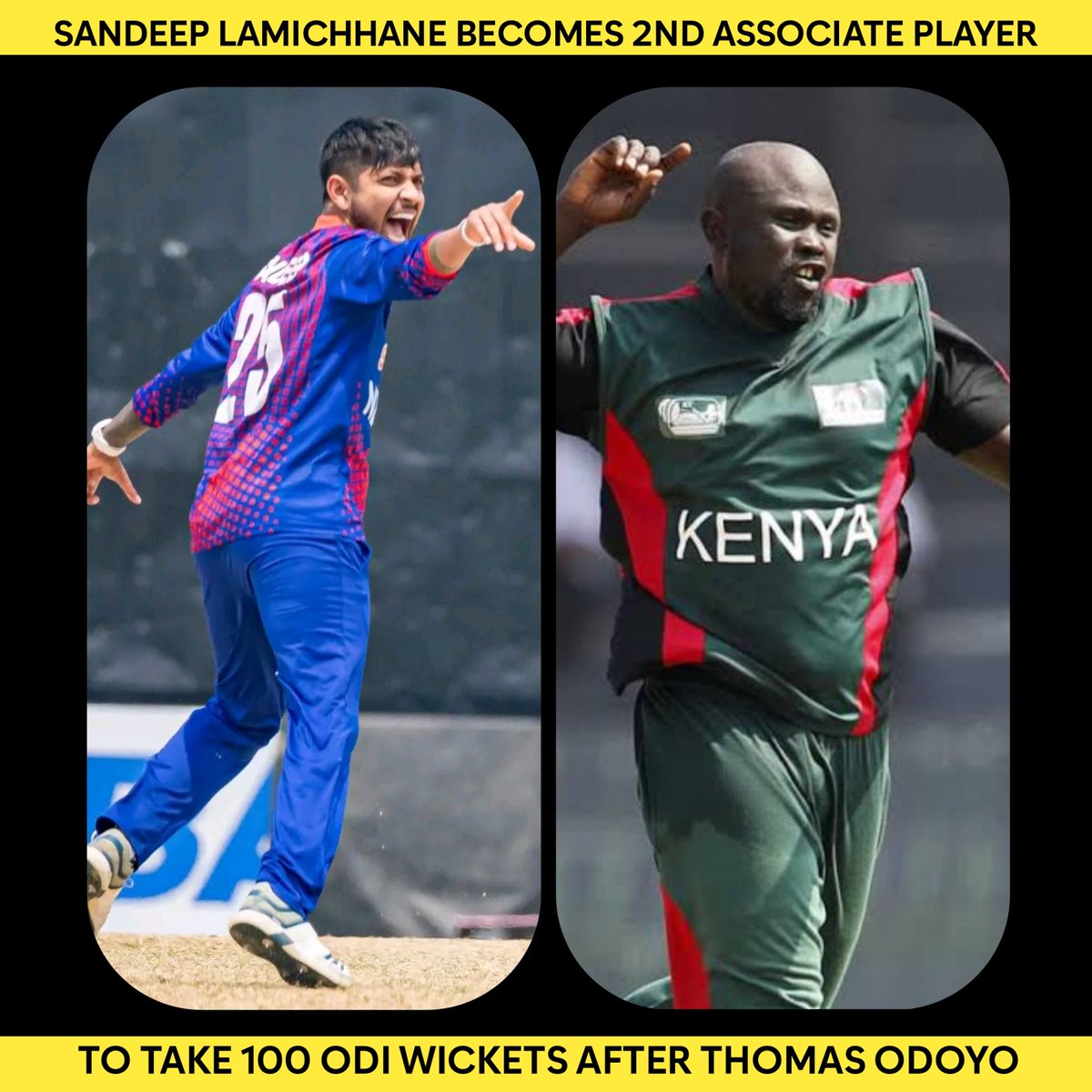 dailycricketDC's tweet photo. You Said 🐐

I Hear
" Sandeep Lamichhane "

#CricketTwitter https://t.co/XJj6AvPZmT