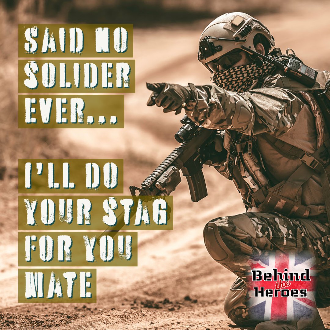 Said no solider ever...

#MilitaryHumour