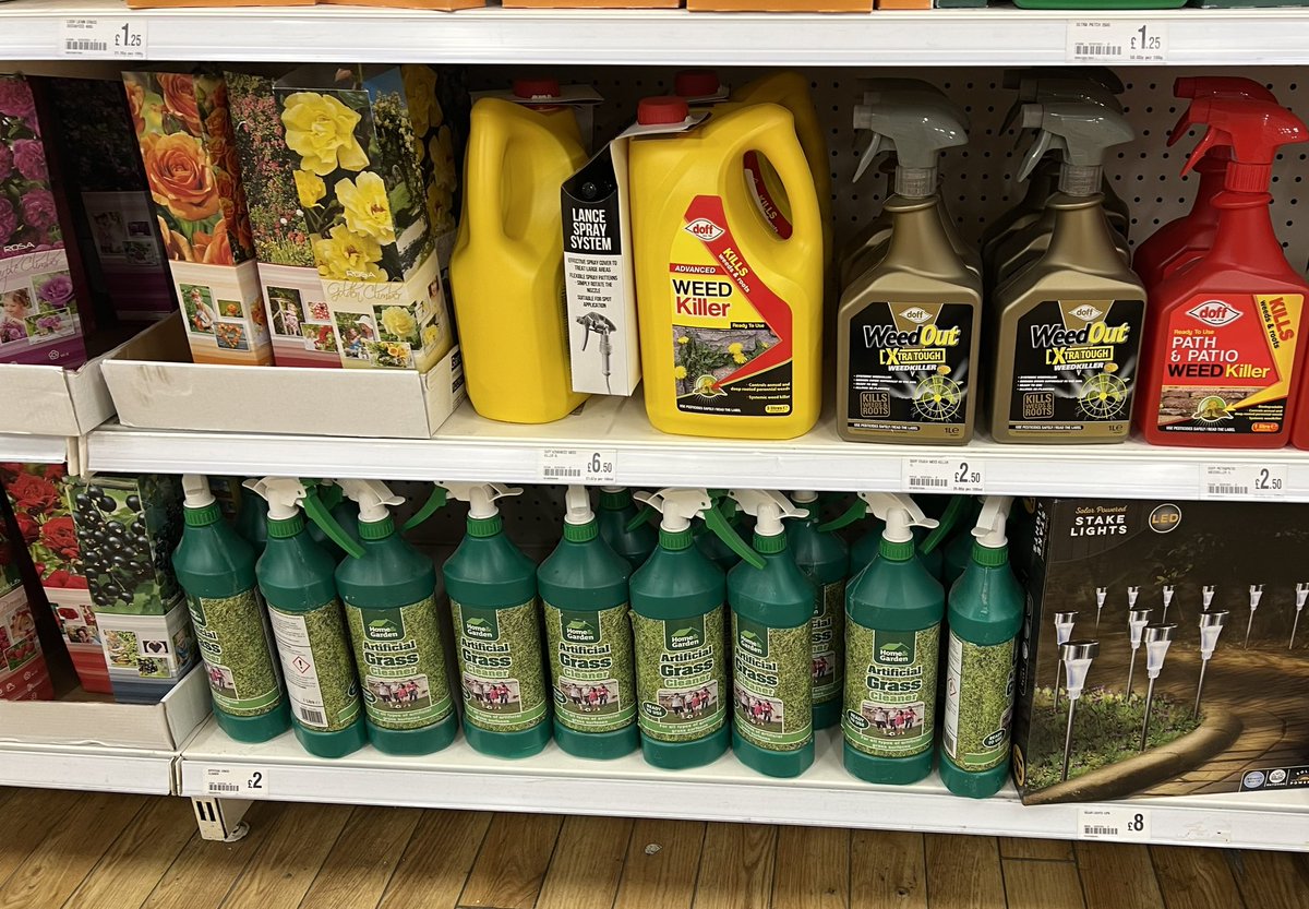 Jack Wallington on Twitter "Artificial grass cleaner and weedkillers