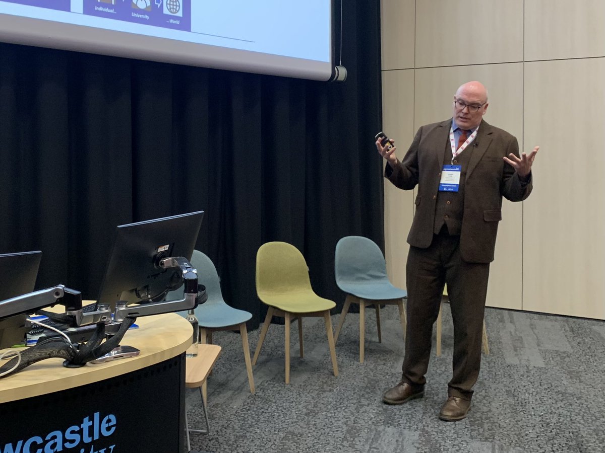 Phil_Baty's tweet photo. We are not very good storytellers. UK #highered value propositions tend to be under-developed, says Justin Cole of @UniofNewcastle at #HashtagHigherEdUK https://t.co/6fMroywfM8