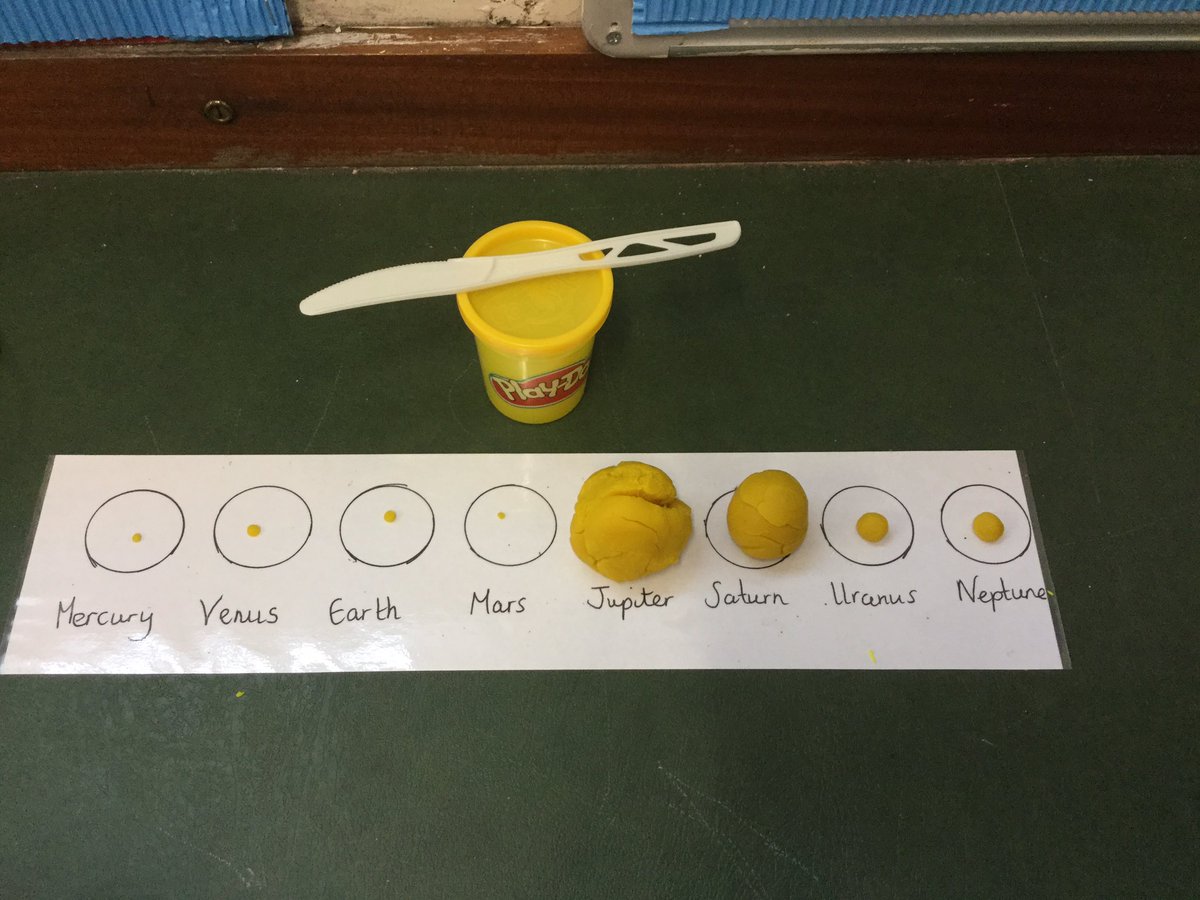 EllisonPrimary's tweet image. Y5 have loved their Science focus this week. They have compared the size of the planets with ‘Play-Doh Planets’ and their distance from the Sun by creating a ‘Solar system in my pocket’-it has been lots of fun! #EllisonScience