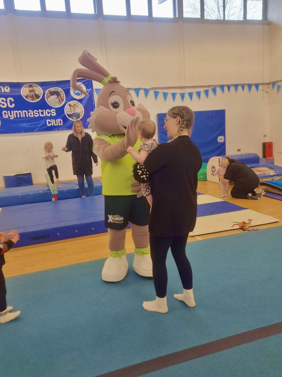 SportXplorers's tweet photo. Sport Xplorers X Tiny Tumblers is back at our @CSCGymProsports 💚 Today @ProsportsMrA lead the class with Skilful Sally🐰@ProsportsSLtd https://t.co/LFopZjrhcV