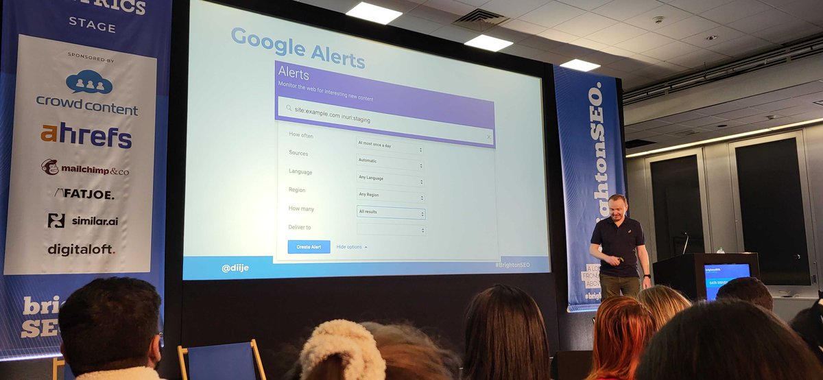 n_minkov's tweet image. 🤖 @diije just shared some valuable insights on "Avoid SEO horror stories with monitoring" at #BrightonSEO!
#ProgrammaticSEO #Automation #SEOTools
