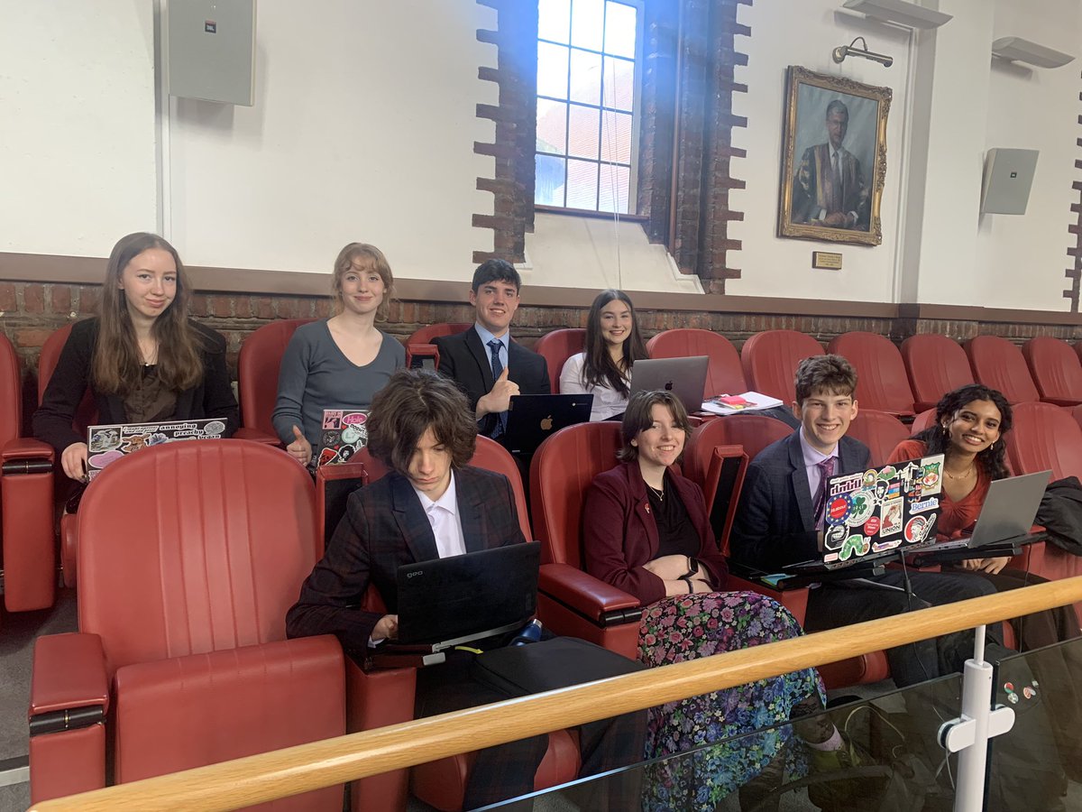 Our two European Youth Parliament teams are looking forward to an exciting day of debates at Liverpool Hope University <a href="/WestKirbyGS/">West Kirby Grammar School</a>