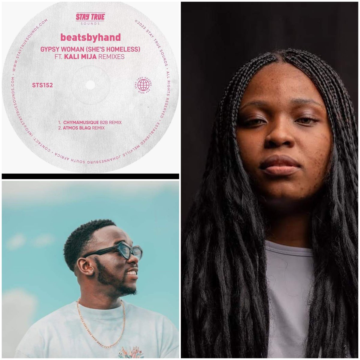 TshepisoMoloi10's tweet photo. beatsbyhand - Gypsy Woman (She's Homeless) ft Kali Mija (Atmos Blaq mix) 🤌🔥It's such a feel good track, not only cos its nostalgic but cos Kali is right here in my city. She has a beautiful voice that elevates this genre @beatsbyhand @atmosblaq @kali_mija #DeepHouseFridays https://t.co/XuOeu7Sq53