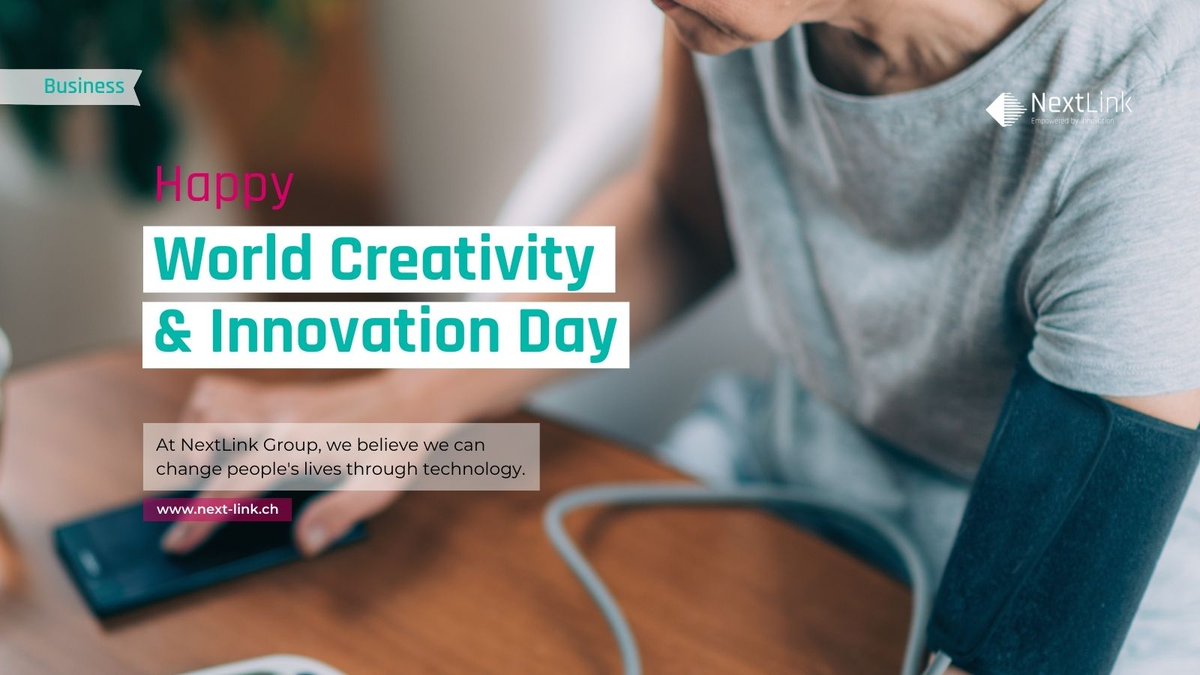 nextlinkIT's tweet photo. 💭 At NextLinkGroup, we underpin our efforts by using all those doses of creativity, action, ingenuity, and work hours to join in 🩺 #pharma and 📲 #tech projects that help improve people's quality of life. 

Have a wonderful #CreativityAndInnovationDay! ⭐ 

#Pharma #NextLink https://t.co/R53OfuftkX