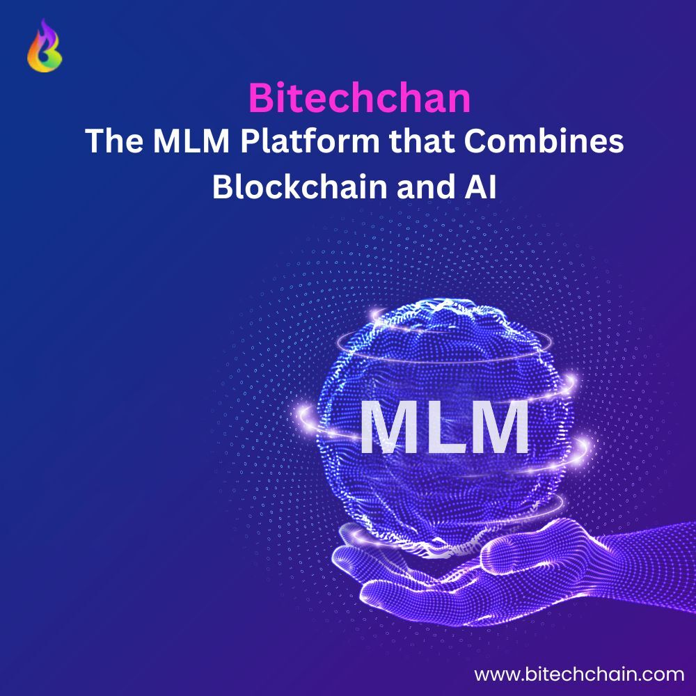 bitechchain's tweet photo. Looking for an MLM platform that takes advantage of the latest technology? Check out Bitechchan! This innovative platform combines the power of blockchain and AI to provide a seamless MLM experience. 
.
.
.
Visit: https://t.co/89VxlnouS7
.
.
.
#Bitechchan #MLM #Blockchain #AI https://t.co/cAwj2yKFKr