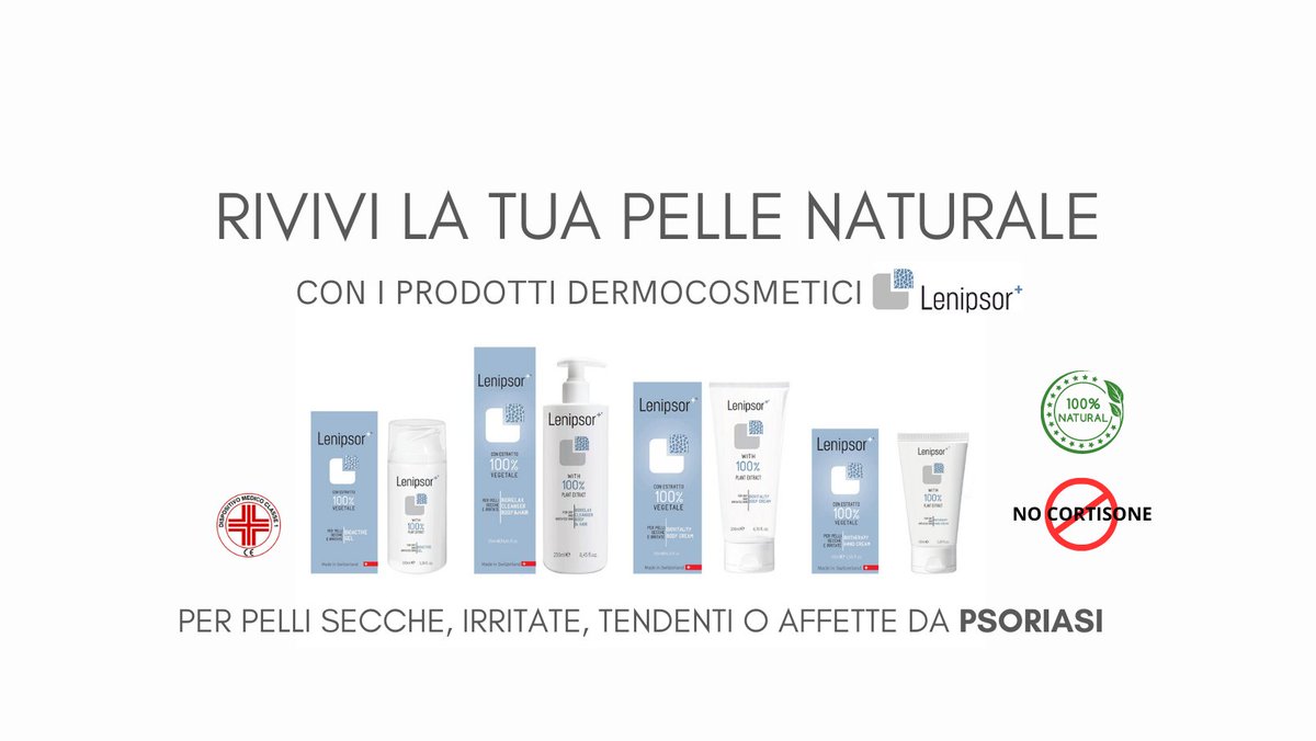 lenipsor's tweet photo. Visita il nostro e-shop https://t.co/w4V9XlkYnZ e riscopri la tua  pelle naturale #nopsoriasi #psoriasi #bastapsoriasi https://t.co/sL6pe4tjDp