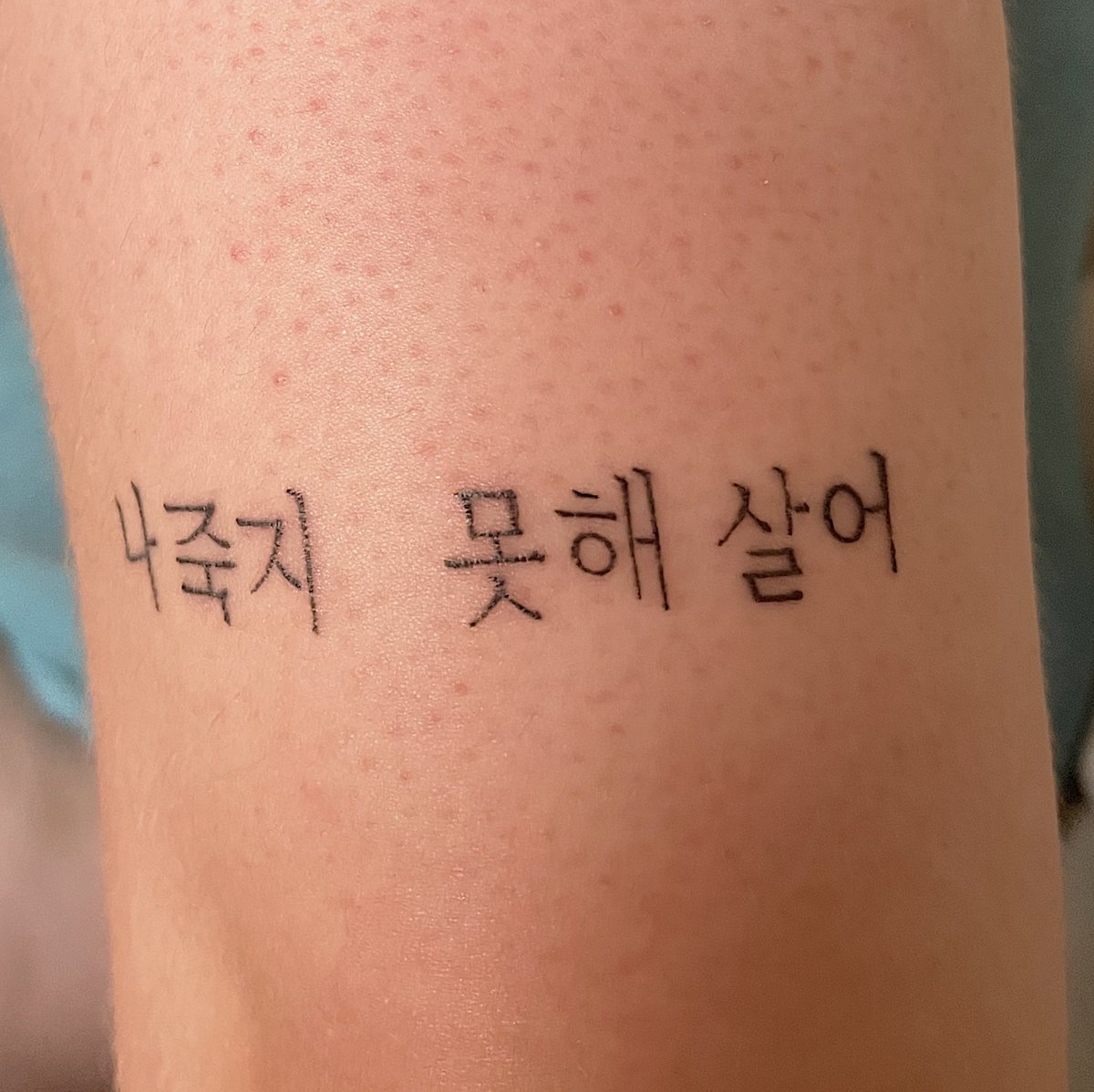 oldiesbtsarchiv's tweet photo. tw// suicidal thoughts, cancer 

having tattooed “i live because i can’t die” from so far away and then listening to this album… as a person that struggle with her life everyday, thank you yoongi. i admire you the most, i love you so much. you saved my life. once again. https://t.co/EeB1WXvux4