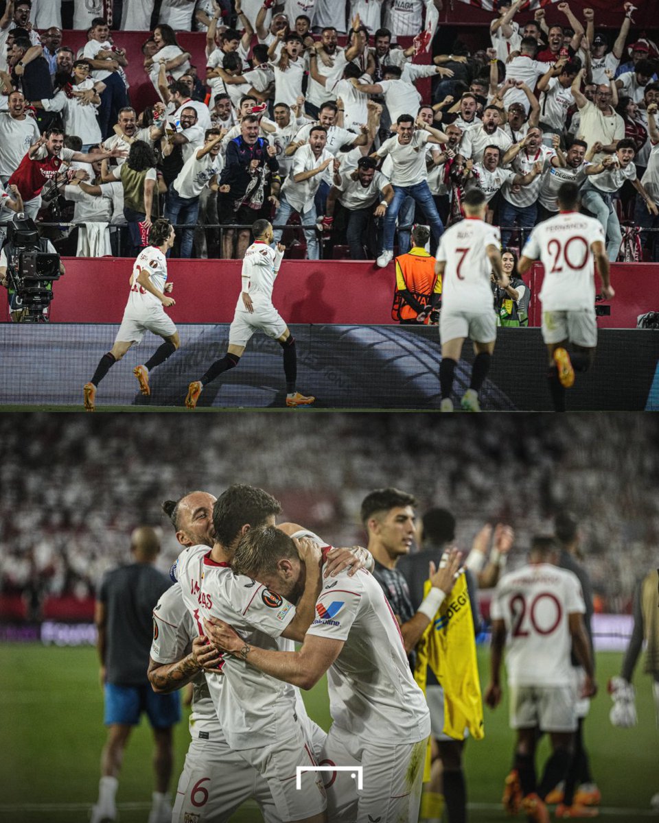 goal's tweet photo. Never bet against Sevilla in the Europa League 😤 https://t.co/Y3jrA6q32t