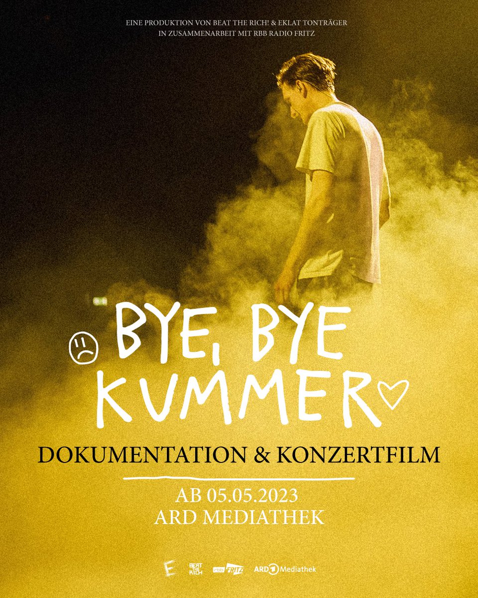 Wir haben einen Film gemacht! Über meine Solozeit und die letzten beiden Konzerte. Die Dokumentation und der komplette Konzertmitschnitt erscheint am 5. Mai in der ARD Mediathek. 💙