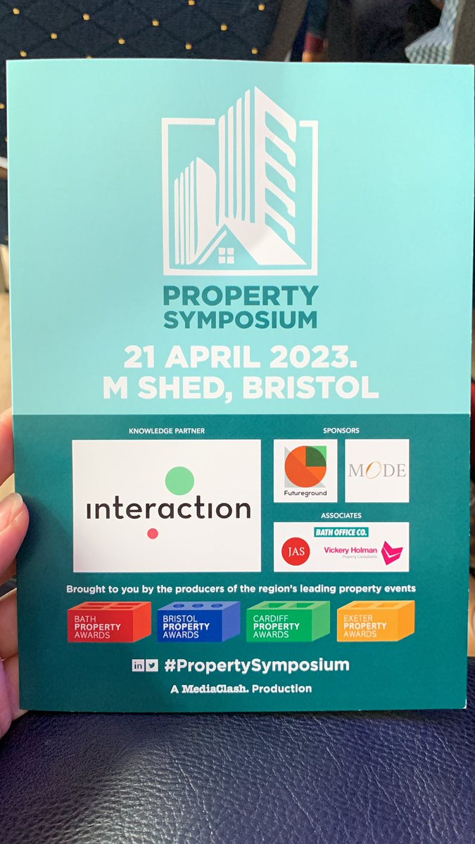 Starting the day at the Bristol #PropertySymposium…