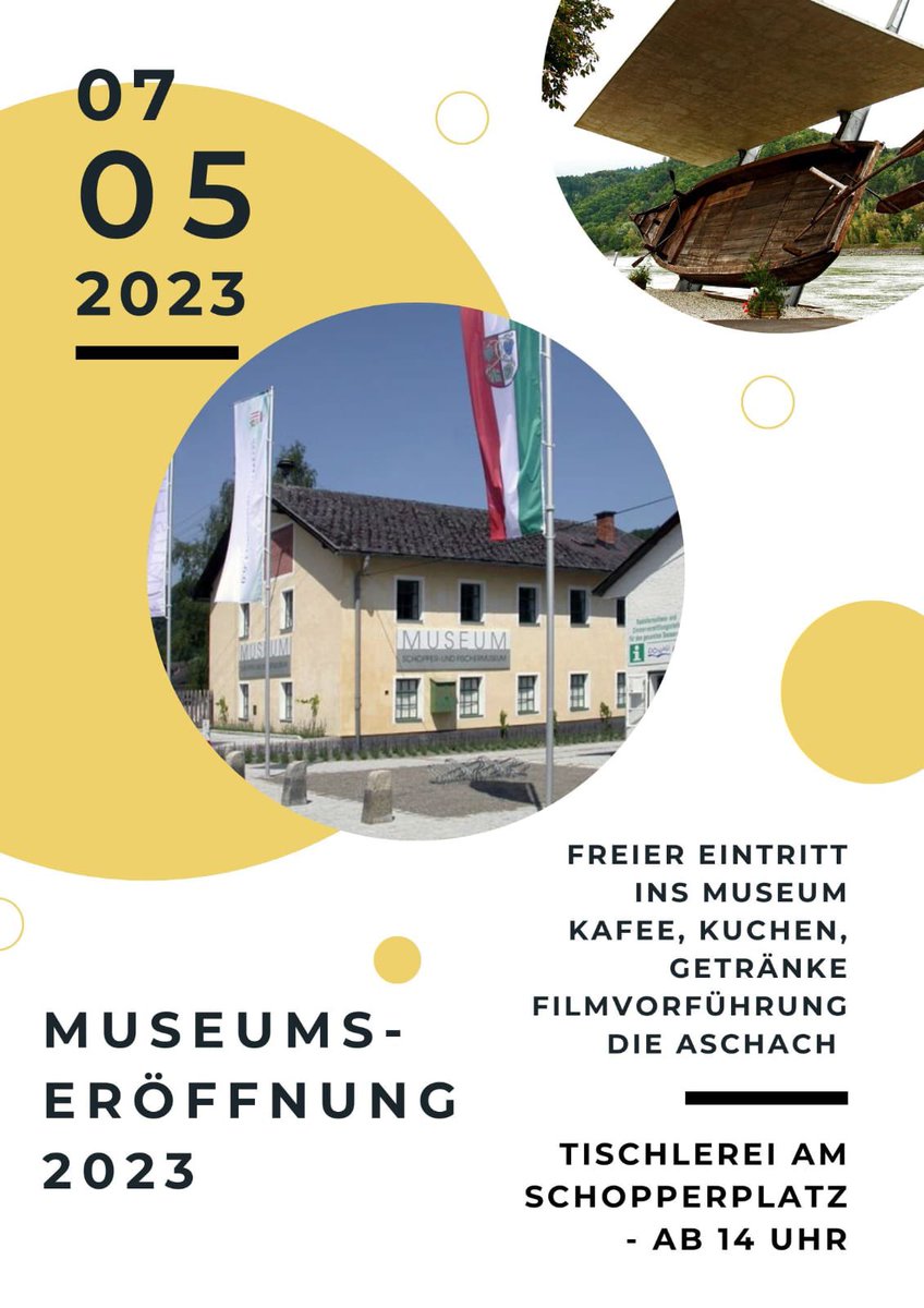 MuseumAschach's tweet photo. Einladung an all!
#eröffnung #saison #museum #aschach #fischen #angeln https://t.co/rWHQTYMFcW