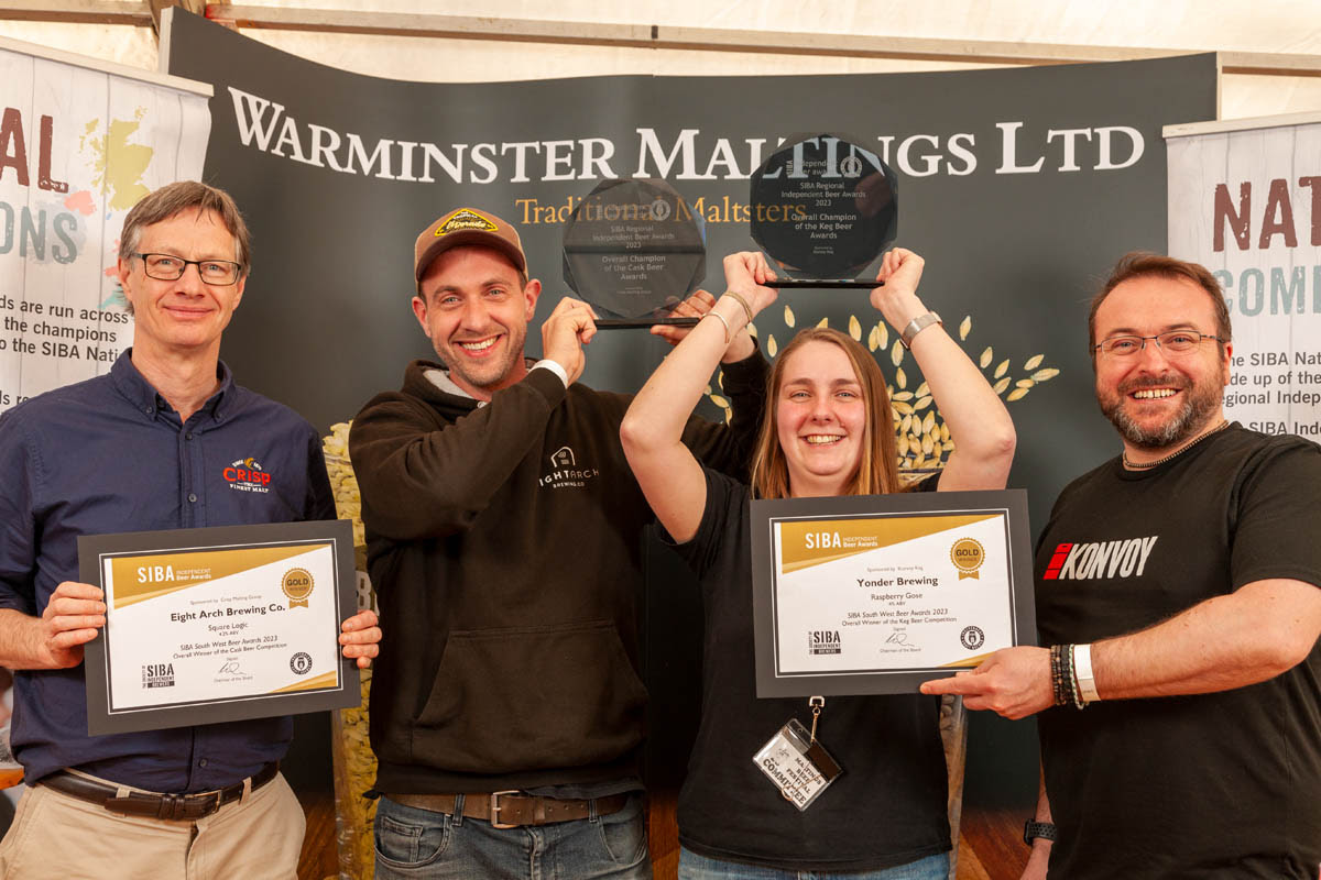 Eight Arch Brewing Co and Yonder Brewing have taken home the two overall champion awards in the SIBA South West Independent Beer Awards beertoday.co.uk/2023/04/21/eig… #beer #beernews #beerawards @SIBANational @MaltingsFest @8ArchBrewing @BrewYonder
