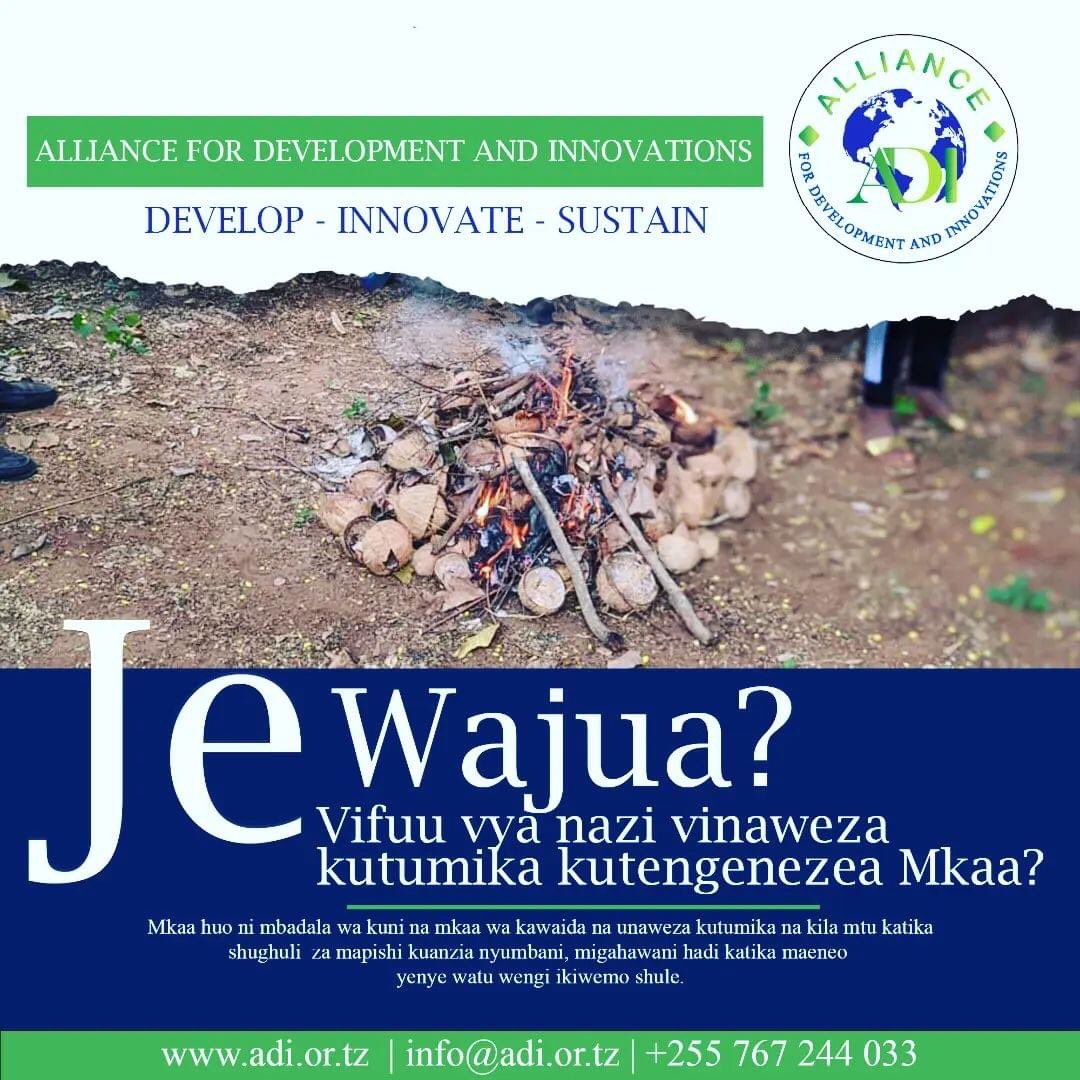 aditzinfo's tweet photo. Mkaa mbadala utengenezwao kwa kutumia vifuu vya nazi.
@mazingira_plus @unep @climate_change.gymott @envirocareorg @maendeleoyajamii @misitu_tz @rs_morogoro
@manispaa_ya_morogoro @morogorotanzania
#mazingira #mkaambadala #mkaa #environment #renewables #energy https://t.co/uYuCDDLfU1