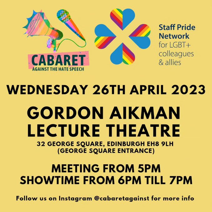 Staff Pride Network (@uoestaffpride) on Twitter photo 