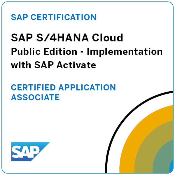 Happy Friday!
I am pleased to share that I am now certified by SAP for SAP S/4HANA Cloud Public Edition - Implementation with SAP Activate! 🙂
Now, I am looking forward to celebrating this achievement on the weekend 😉