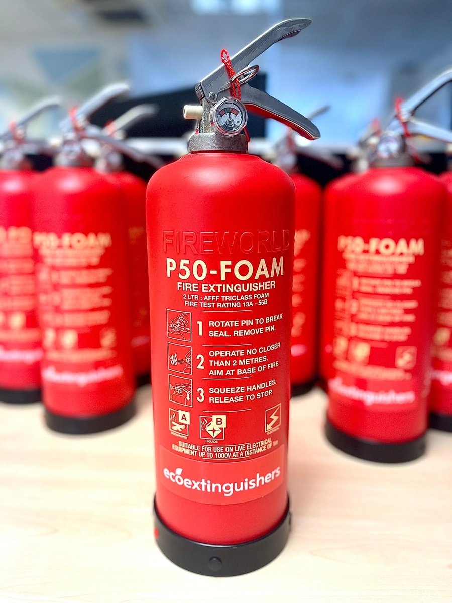 Another day, another batch of #P50 Eco Extinguishers🧯going out to our lovely clients!

#sustainability #P50 #fireextinguisher #ecoextinguishers #firesafety #fireprotection #climate #protectourplanet #greatclients