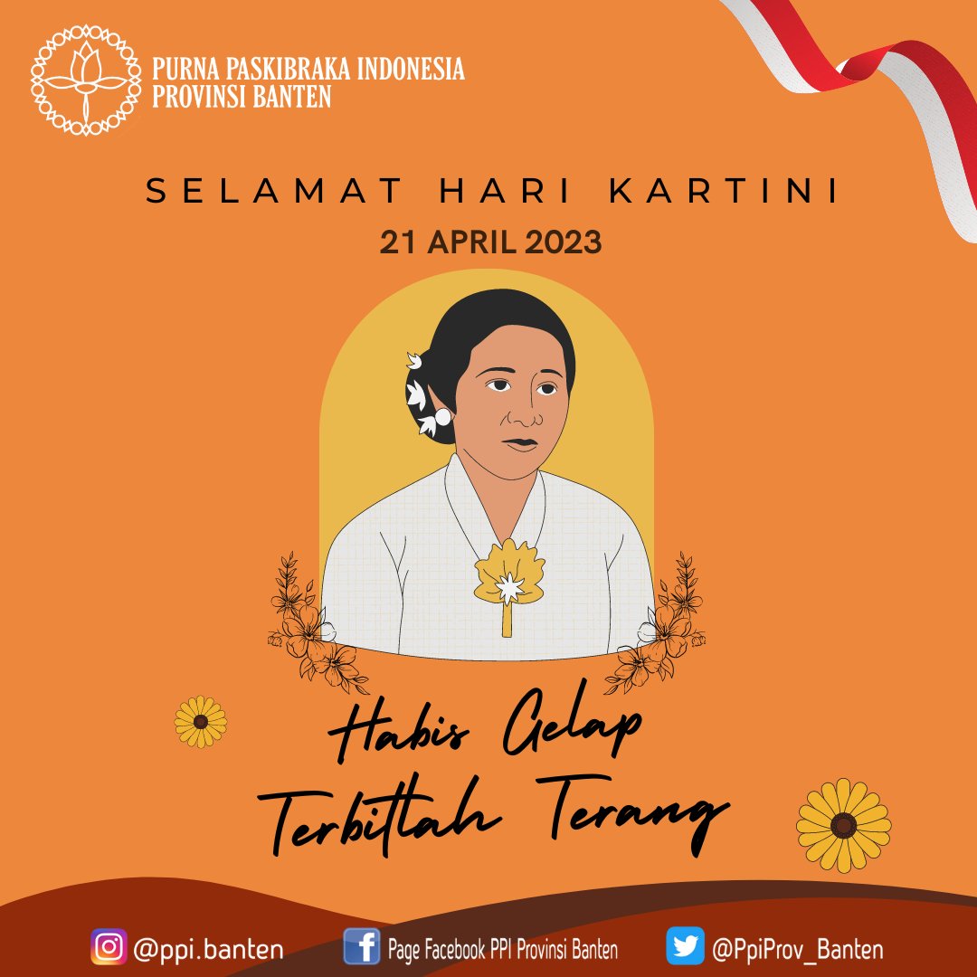 PpiProv_Banten's tweet photo. Selamat Hari Kartini untuk seluruh perempuan hebat 🌟

#harikartini #harikartini2023 #PPIProvBanten #PPIBANTEN #ppiprovinsibanten https://t.co/1j6oj9G4FP