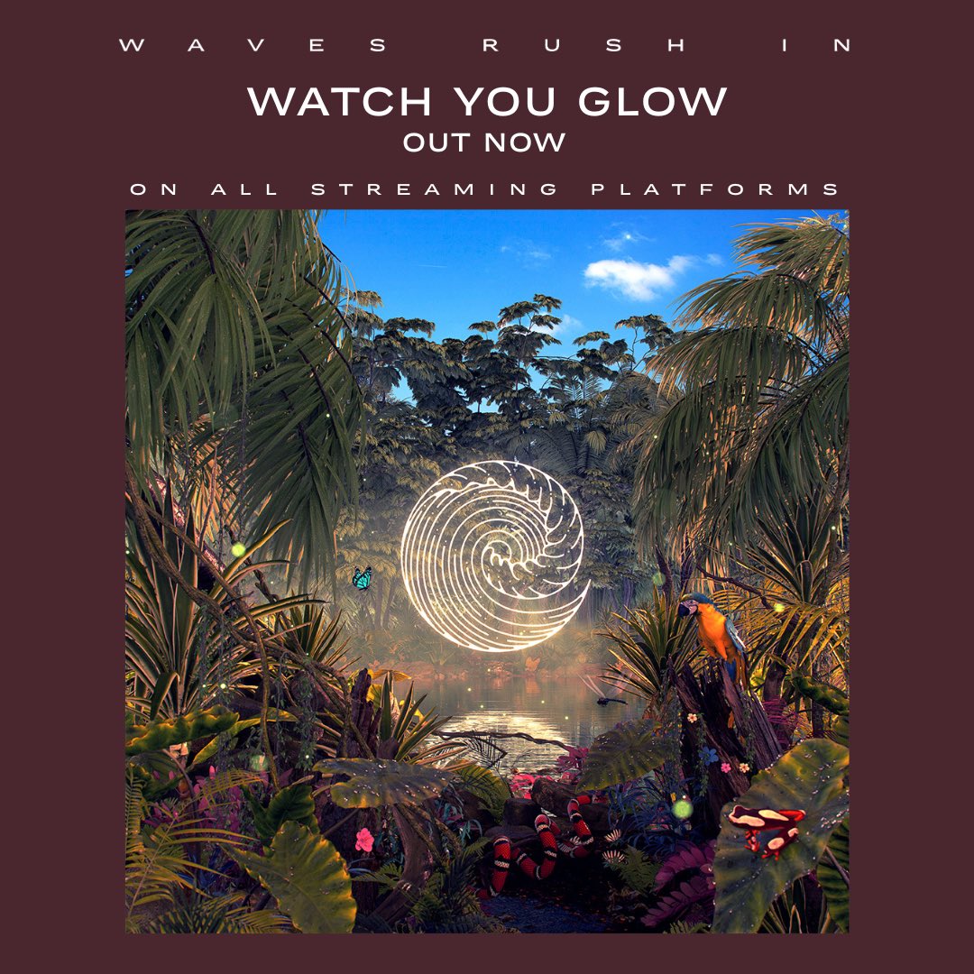 WavesRushIn's tweet photo. Watch You Glow is OUT NOW on all streaming platforms💫💜
Listen here https://t.co/eN80a337Qa #WatchYouGlow #UnderTheStatic https://t.co/VItpYaODlt