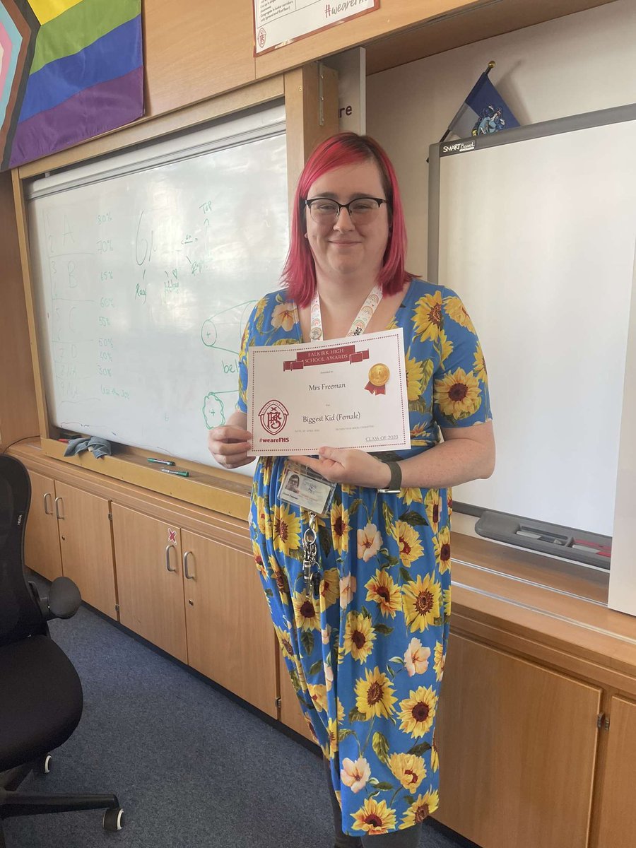 S6 Teacher awards - Biggest Kid

Congratulations to Mr Mason and Mrs Freeman! 🌟👏👶🏻 @FHSGeographers <a href="/fhs_technical/">FHS Craft, Design & Technology</a>