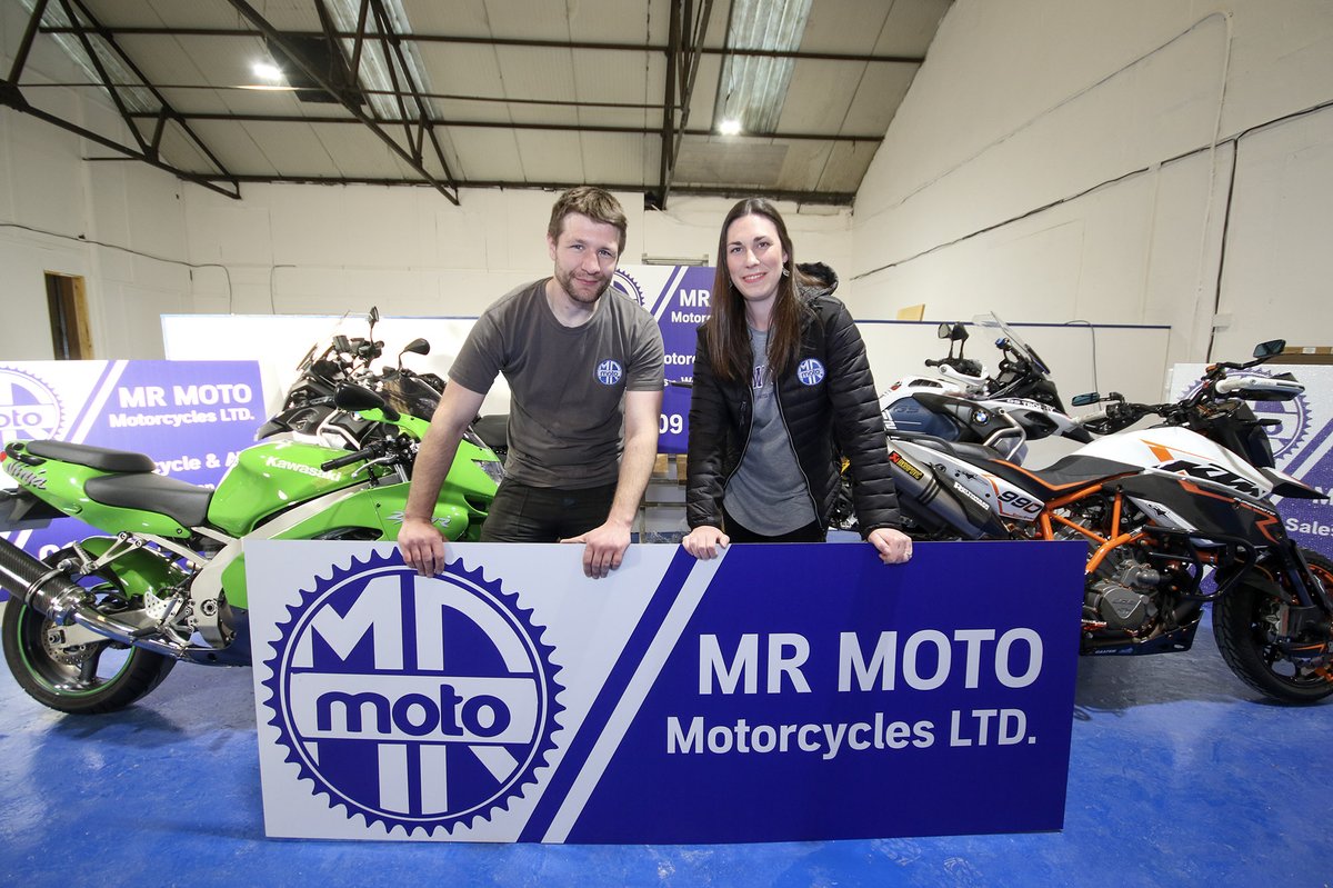 ForresLocal's tweet image. A Forres man and his partner are fulfilling a lifelong dream to open a motorcycle centre in the town.
Matz Rayner will open Mr Moto on 1 May with a showroom, workshop and social space.
forreslocal.com/mr-moto-says-f…
#ForresBusiness #ForresNews #ForresLovesLocal #VisitForres