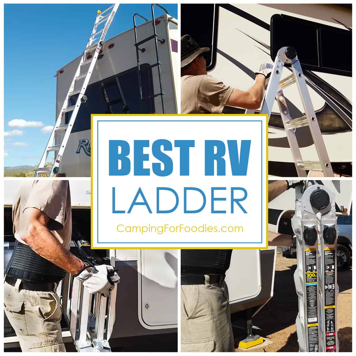DiligentCamper's tweet photo. Best RV Ladders For Big Rigs &amp; Small Campers (VIDEO) https://t.co/o1MXUhsrTm #tasty#campingfood https://t.co/xqyn8BJxFD