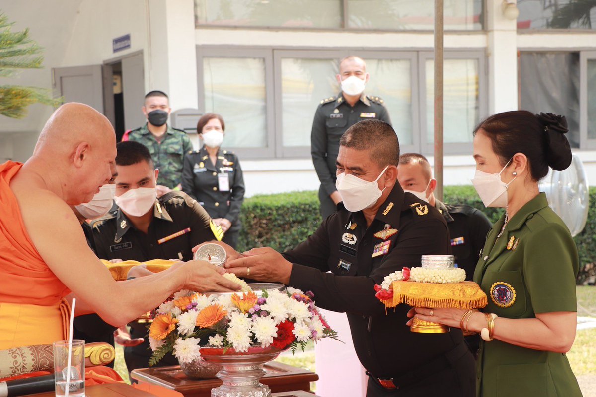 military37's tweet photo. เมื่อวันที่ 21 เม.ย. 66 นฝ.นศท.มทบ.37 ได้กราบนิมนต์เชิญ พระไพศาลประชาทร วิ. (พระอาจารย์พบโชค ติสฺสวํโส) เจ้าอาวาสวัดห้วยปลากั้ง เพื่อกรุณามาเป็นประธานฝ่ายสงฆ์ในพิธีมอบอาคารห้องสุขา เมตตาพระไพศาลประชาทร วิ. (พระอาจารย์พบโชค ติสฺสวํโส) ณ นฝ.นศท.มทบ.37 อ.เมือง จว.ช.ร. https://t.co/SRKyho0Oo1