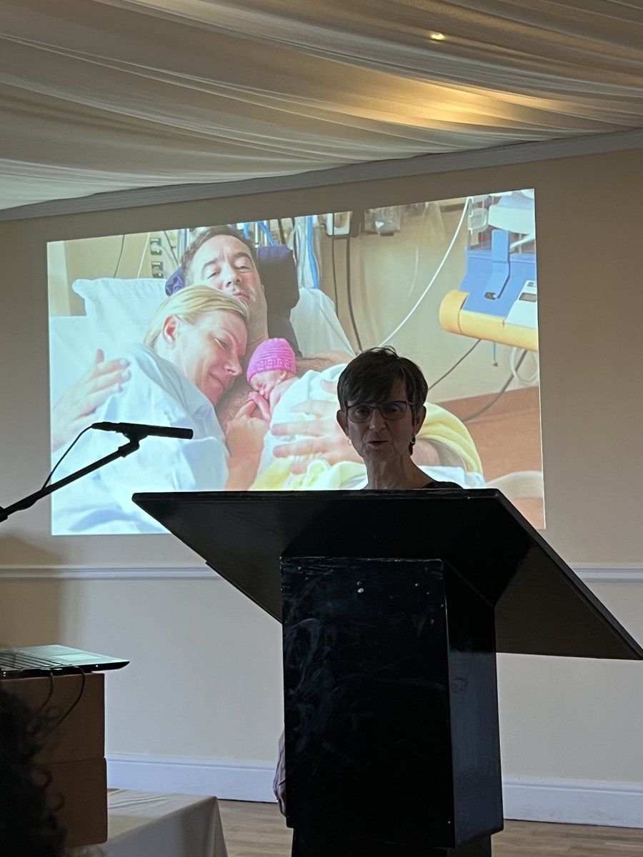sheena_byrom's tweet photo. DAY 3 of the #MAINN2023 conference opening with the wonderful Ann Woods from @babyfriendly speaking about using the BFI to create systemic change on a national level. The UNICEF UK neonatal programme. A joy for me to hear thinking about our early work at @ELHT_NHS https://t.co/QV62VPh32e