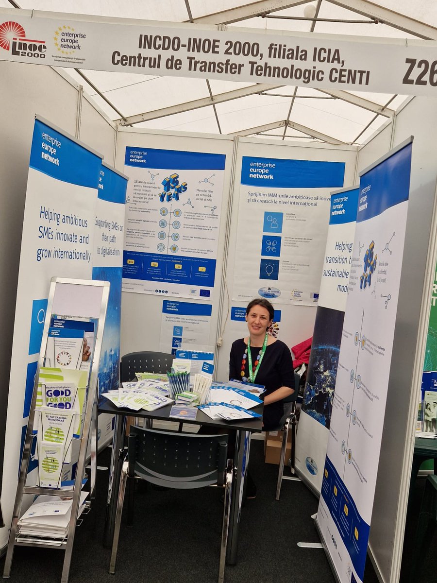 Suntem prezenți la #Agraria 2023 - Târg Internațional pentru agricultură, industrie alimentară și zootehnie. 
#Agraria2023 #oameniiagraria #agrifood #agritech #EENis15 #EENCanHelp #EENRomania #EENTransilvania #EUhealthyworkplaces