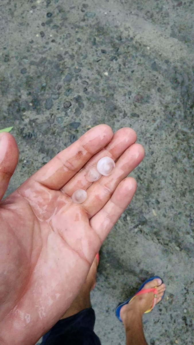 Daily Guardian on Twitter "LOOK Residents in Badiangan are on alert after ice pellets are