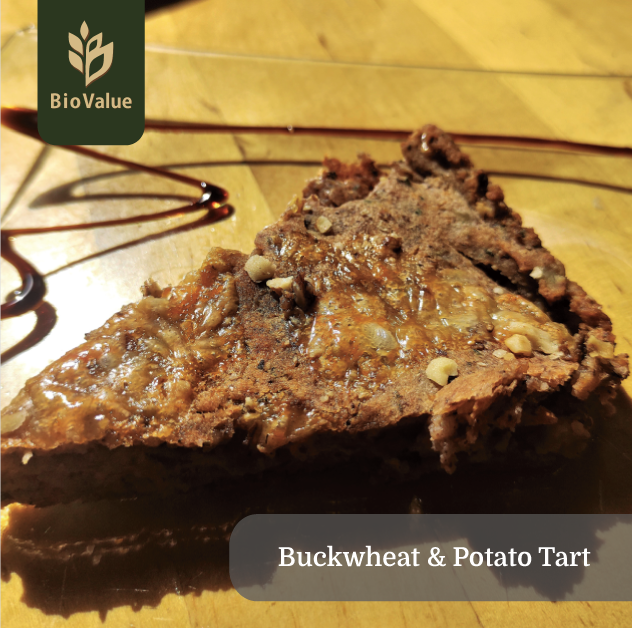 BiovalueProject's tweet photo. 🍲 #Recipeoftheweek: #Buckwheat &amp; #Potato #Tart
🧑‍🍳 Are you looking for a tasty &amp; nutritious snack for during the day?
Try our recipe for Buckwheat &amp; Potato Tart!
🟢 Find it at: https://t.co/j0skYIDzDi
#agrobiodiversity #underutilzedcrops #crop #recipes #fork2farm #food https://t.co/c7fH7odMv4