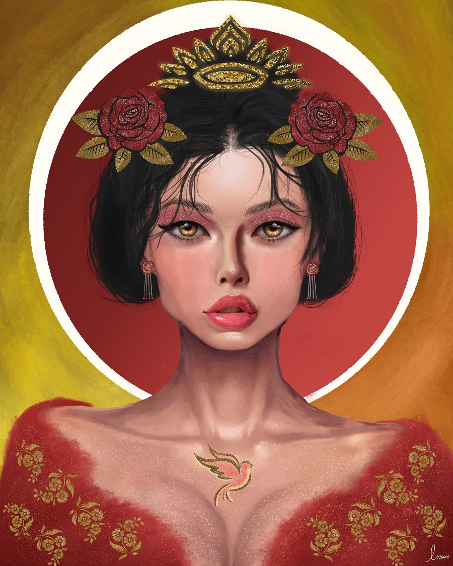 iamiladg's tweet photo. GM #NFTCommunity 😉✨
Hiya doin?

"XIAN 西安"
The Goddess of Spirits🕊️

She is the protector of The Divine Dragon🐉, 
The Queen of Divine Realm, She is brave &amp; wise

From my 1x1 #NFT Painting collection 
"Limitless Beauty".🌈

Floor: 0.07 #ETH 

Threads🧵...(Details, WIP &amp; Links) https://t.co/NIbaosVR29