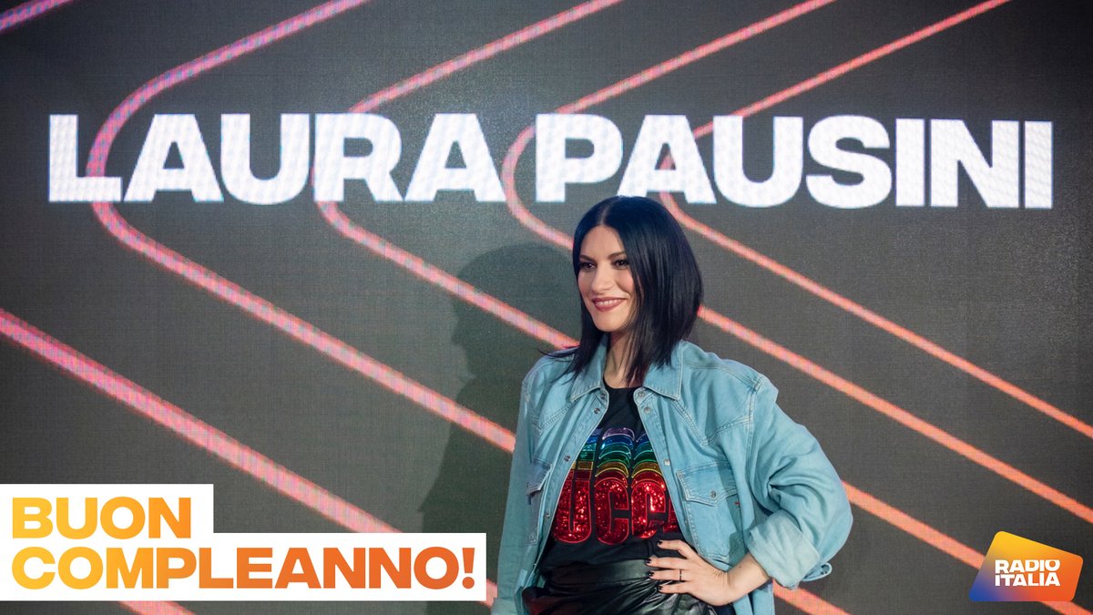 RadioItalia's tweet photo. Buon compleanno @LauraPausini! ❤️🎂 https://t.co/QxX1lh03fB
