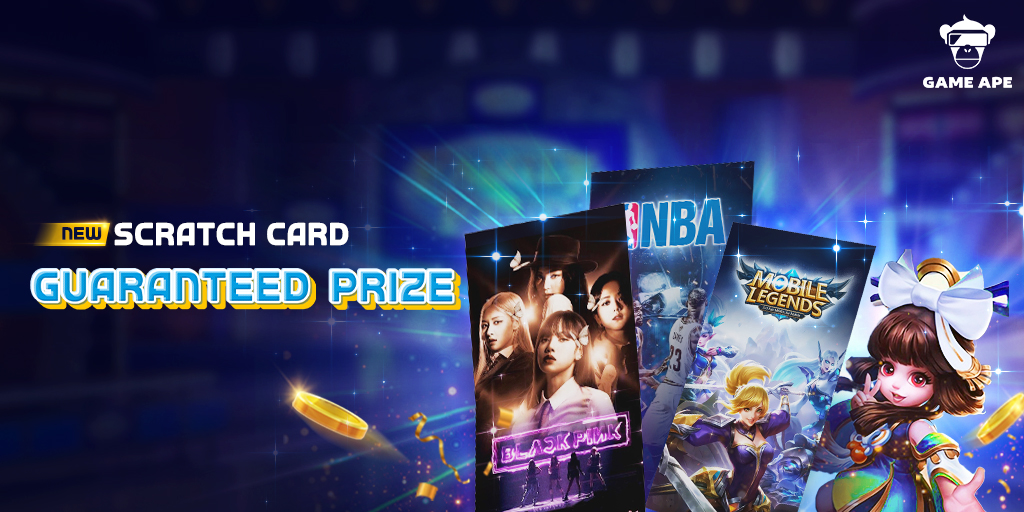 GameApePH's tweet photo. Nag iinit na hapon mga ka GameApe! ❤️‍🔥 May maganda akong balita para sainyo
alam niyo bang meron tayong bagong laro ang SCRATCH CARD! 🤩 Mamimili kayo ng cards kung MOBILE LEGENDS, BLACKPINK or NBA. O di ba sa isang scratch lang may panalo na kaagad!🤑

#GameApePH #ScratchToWin https://t.co/pHH5M6jEZU